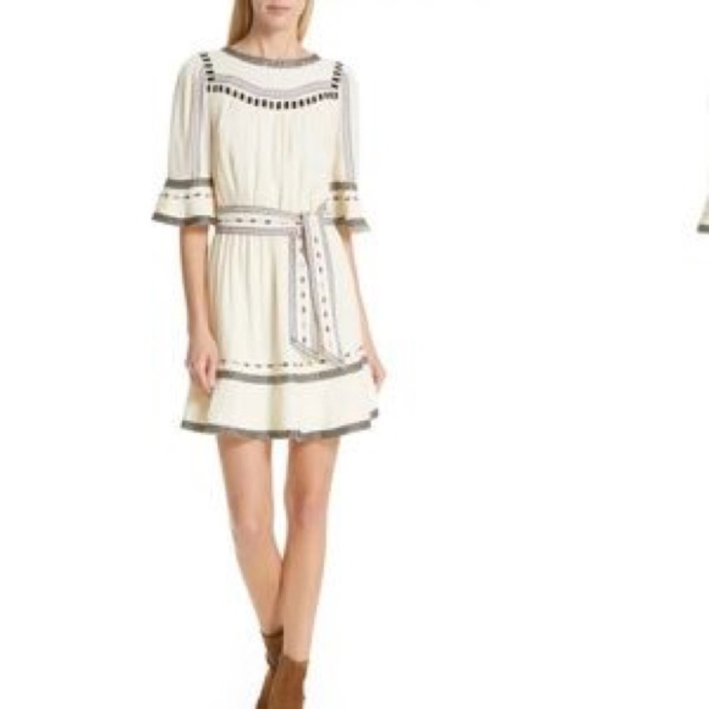 NWT Ba&Sh Plaza Embroidered Dress “sz 2”